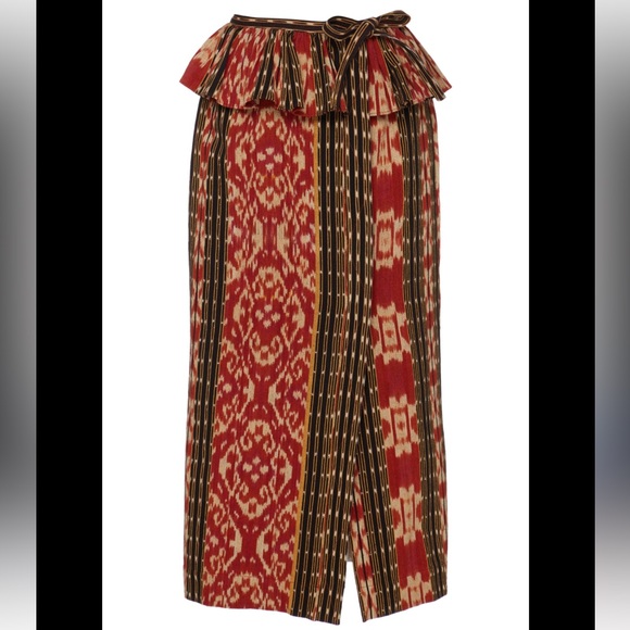 Ulla Johnson Dresses & Skirts - Ulla Johnson Women's Salima Printed Multicolor Ruffle Cotton Skirt Sz 6